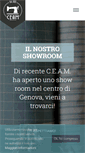 Mobile Screenshot of ceamsrl.com