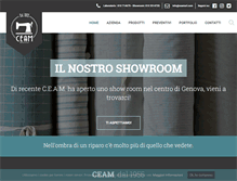 Tablet Screenshot of ceamsrl.com